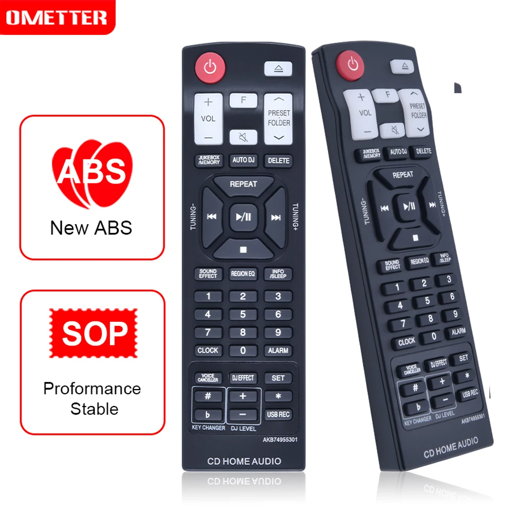 New AKB74955301 Remote Control for L/G Mini Hi-fi CM9960 CM9760 CMS8360F CM8360