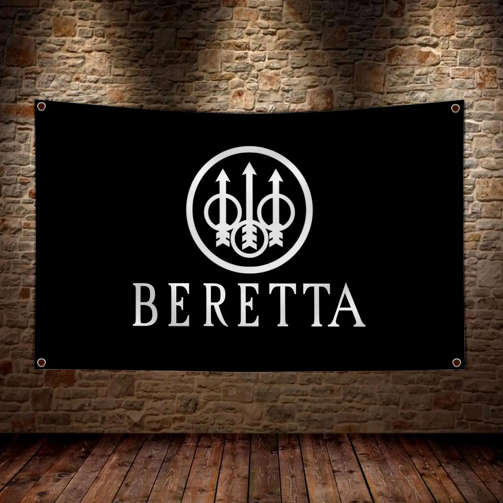 Cool B-BerettaS Design Flags Custom Decorative Wall Hanging Banner Art for Bedroom Living Room Home Office Outdoor Decor Gift