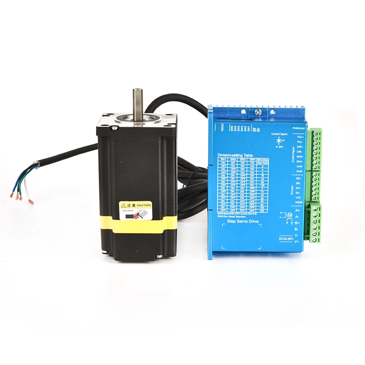มอเตอร์สเต็ปเปอร์ไฮบริดแบบวงปิด ซีรีส์ NEMA 23 NEMA 24 NEMA 34 พร้อมชุดไดรเวอร์ ผลิตภัณฑ์คุณภาพสูง จากโรงงานโดยตรง