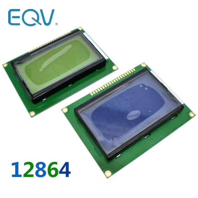 12864 128x64 punktów Graficzny moduł wyświetlacza LCD z podświetleniem w kolorze niebieskim dla arduino raspberry pi