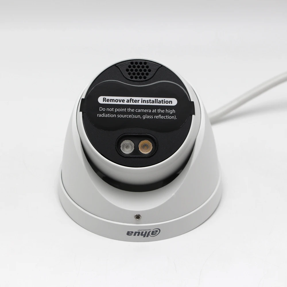 Original Dahua TPC-DF1241-B2F2-DW-S8, TPC-DF1241-S8 Eureka Series 4MP POE IP67 Thermal Network Mini Hybrid Eyeball Camera