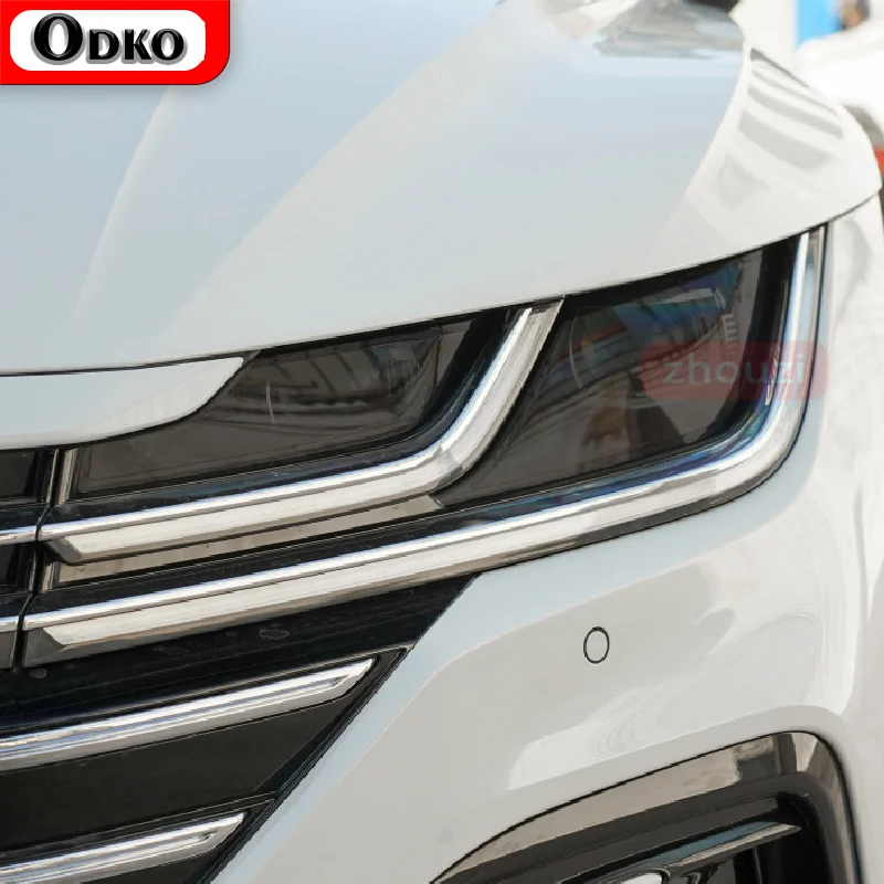 

For VW CC Volkswagen CC Arteon 2018-On Car Headlight Tint Black Protective Film Protection Transparent TPU Sticker Accessories