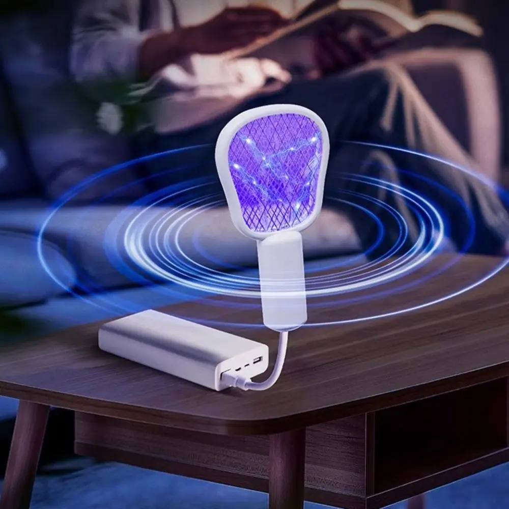 

Pest Control Mosquito Swatter Electric Shock UV Light Mosquito Killer Lamp Insect Racket Security Net