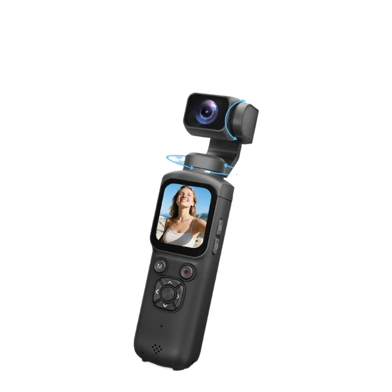New crossover 4K handheld action camera, outdoor face tracking photography HD manufacturer's pocket gimbal camera