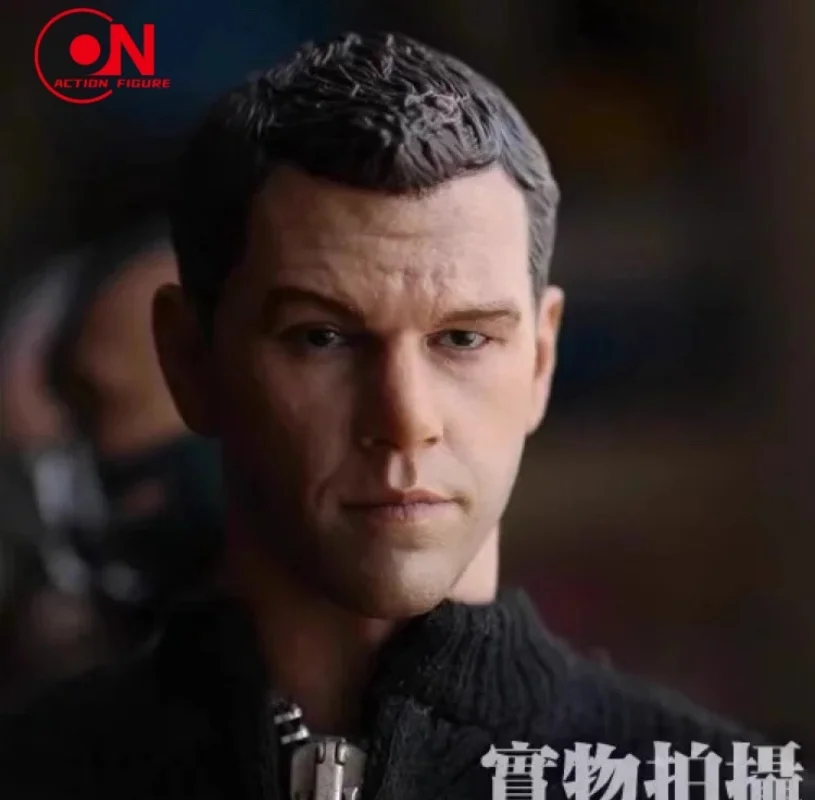 1/6 Scale Matt Damon PVC Head Sculpt Carving Model Fit 12'' Male Soldier Action Figure Body Dolls