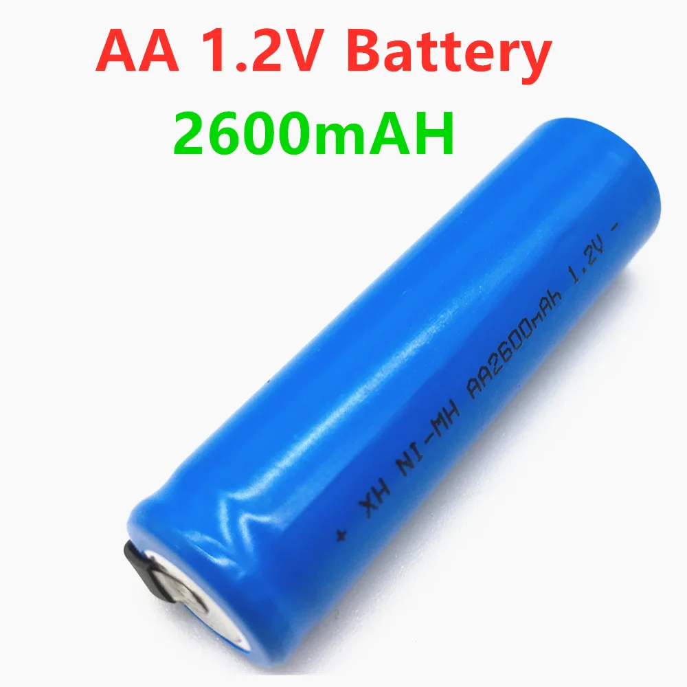 Batteria AA ni-mh da 1.2v batteria ricaricabile AA da 2600mah per microfono telecomandato e altri prodotti elettronici