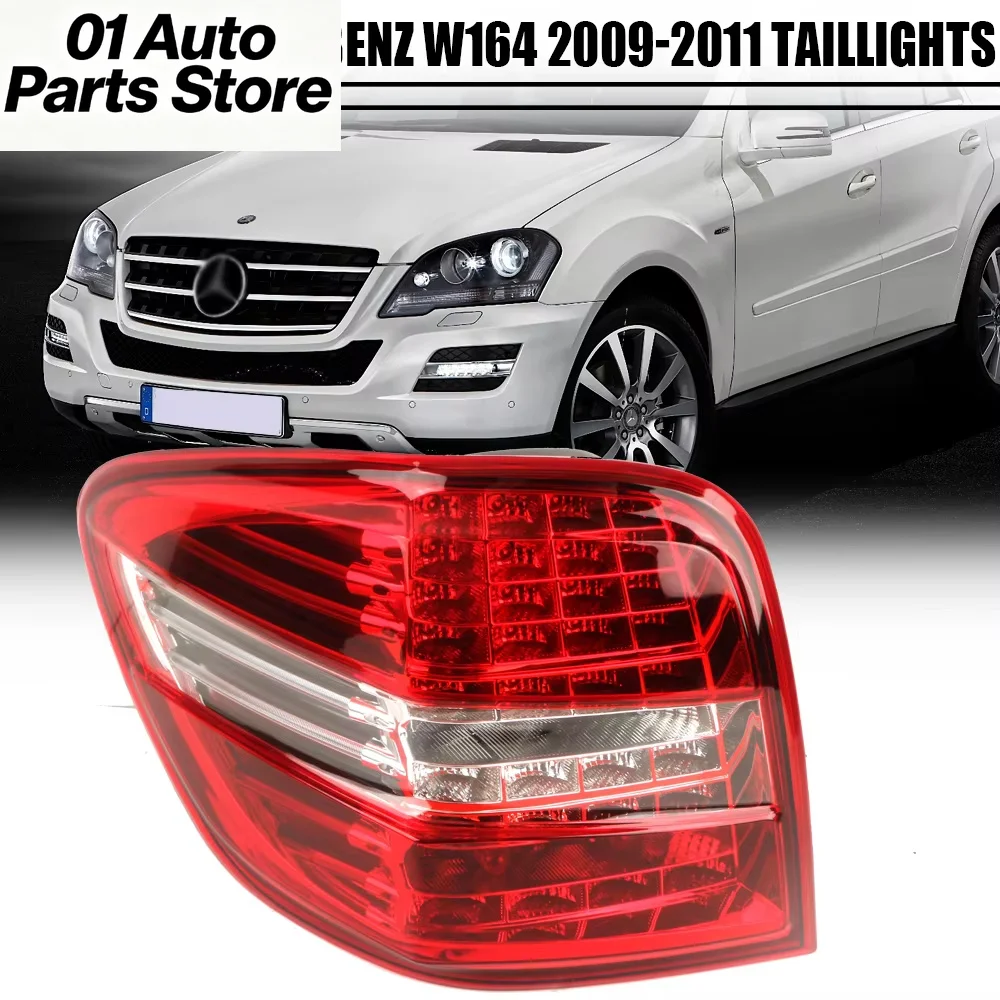Left/Right Side Tail Lamp For Mercedes-Benz W164 ML-Class ML300 ML350 2009 2010 2011 Rear Tail Light Brake Lamp with