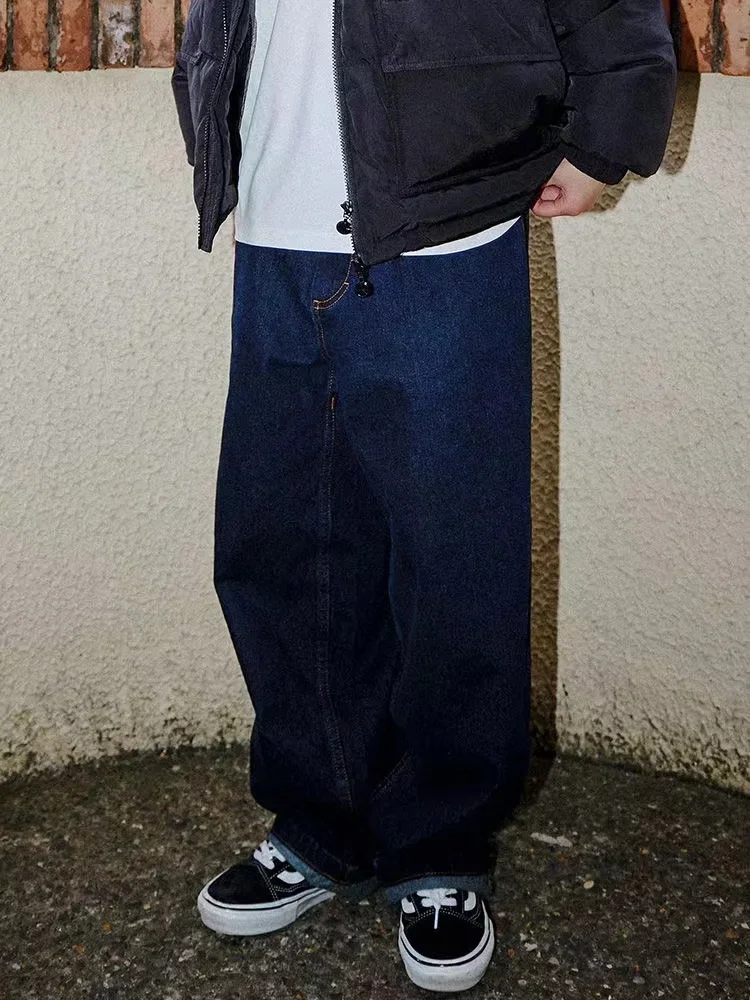 Y2K Jeans da ragazzo grande per uomo Streetwear Jeans larghi ricamo Denim per il tempo libero pantaloni da Skateboard donna Jeans Mujer Hot traf jean