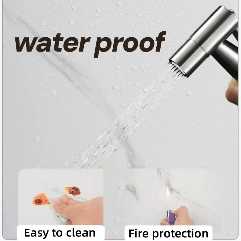 10M/5M/3M Carta da parati autoadesiva Imitazione Marmo Impermeabile Facile da incollare per la decorazione della camera da letto del soggiorno Adesivo da parete spesso