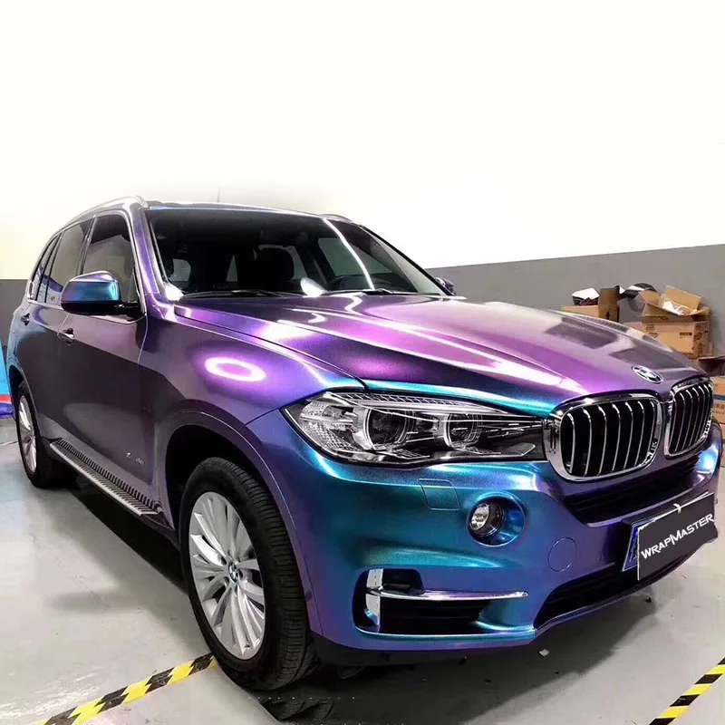 

5x56ft Full Matte Metallic Car Wrap - Air Bubble Free Long-lasting Exterior Decal for Auto Body Decoration