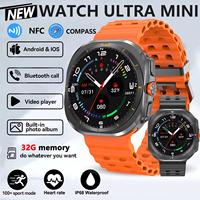 2025 New for Samsung Galaxy 7 Mini 43mm Smart Watch Men Blood Pressure Heart Rate Monitor HD BT Call NFC GPS Tracker smart watch
