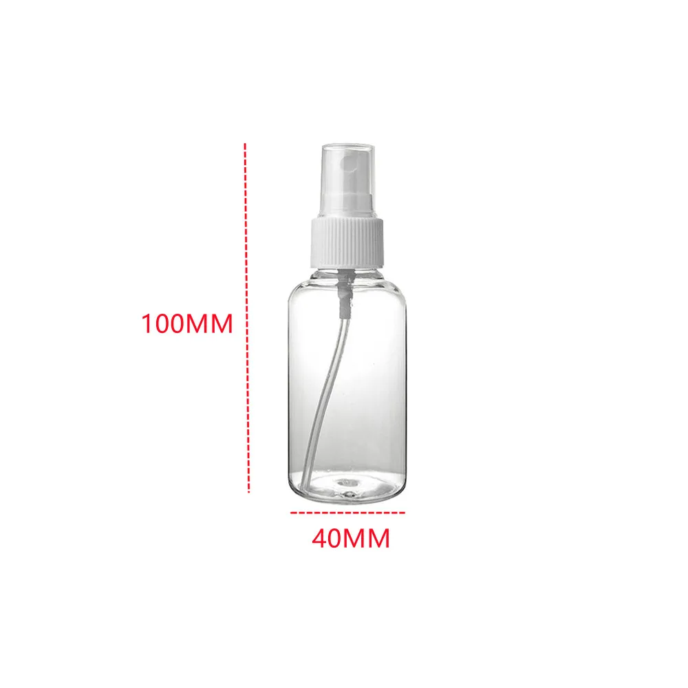 50ml 100ml Travel Cosmetic Bottle Portable Transparent Empty Spray Bottle Perfume Atomizer Lotion Cream Bottle Liquid Containers