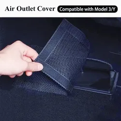 For Tesla Model Y 2023 2022 2021 Under Seat Rear Air Vent Protect Cover Anti-blocking Backseat Outlet Grille Protector Accessory