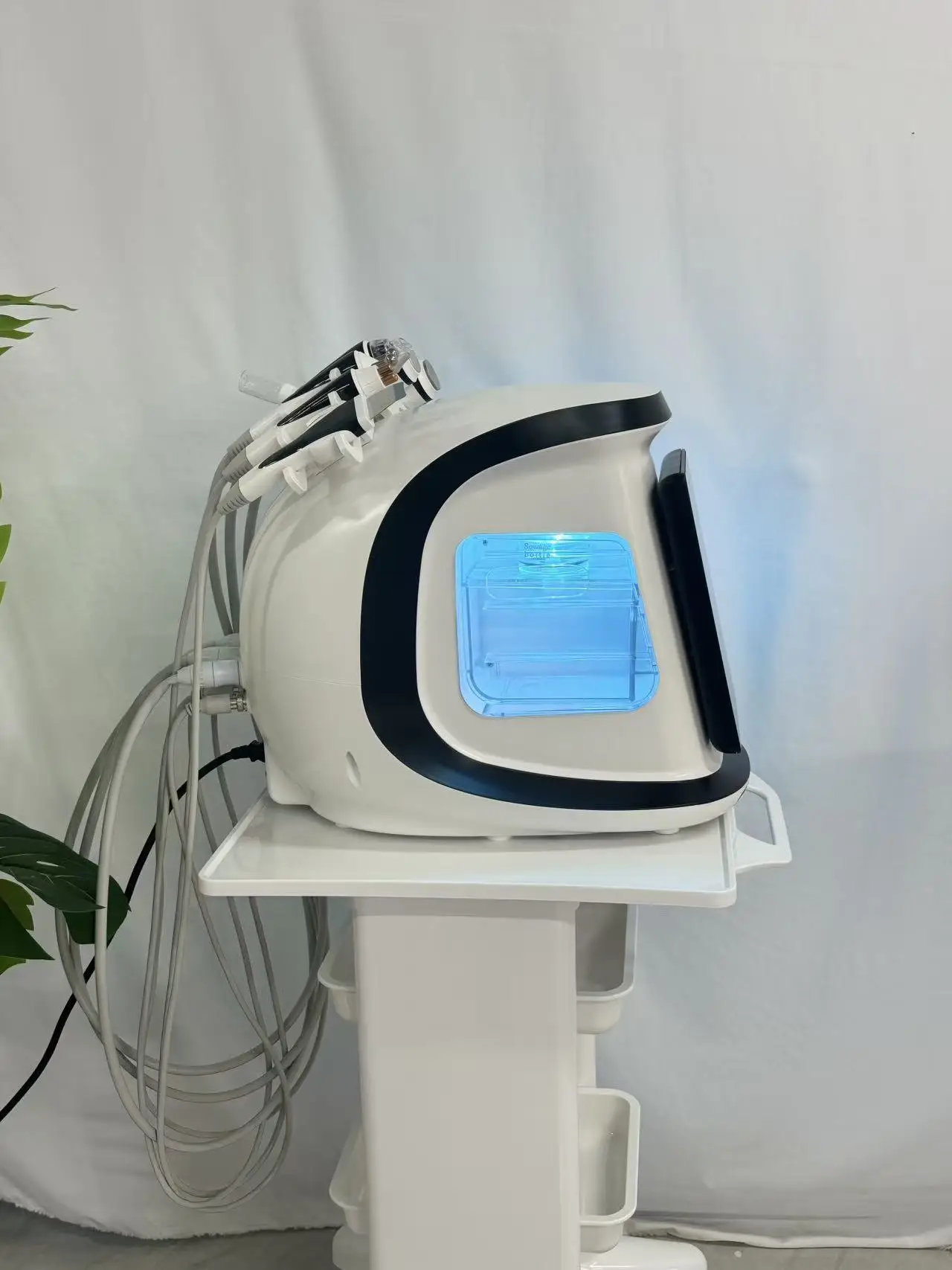 Máquina de oxígeno Ice Bluel 2025, nueva llegada dermoabrasión de agua, Jet inteligente Aqua Peel, dispositivo de limpieza de la piel de burbujas pequeñas