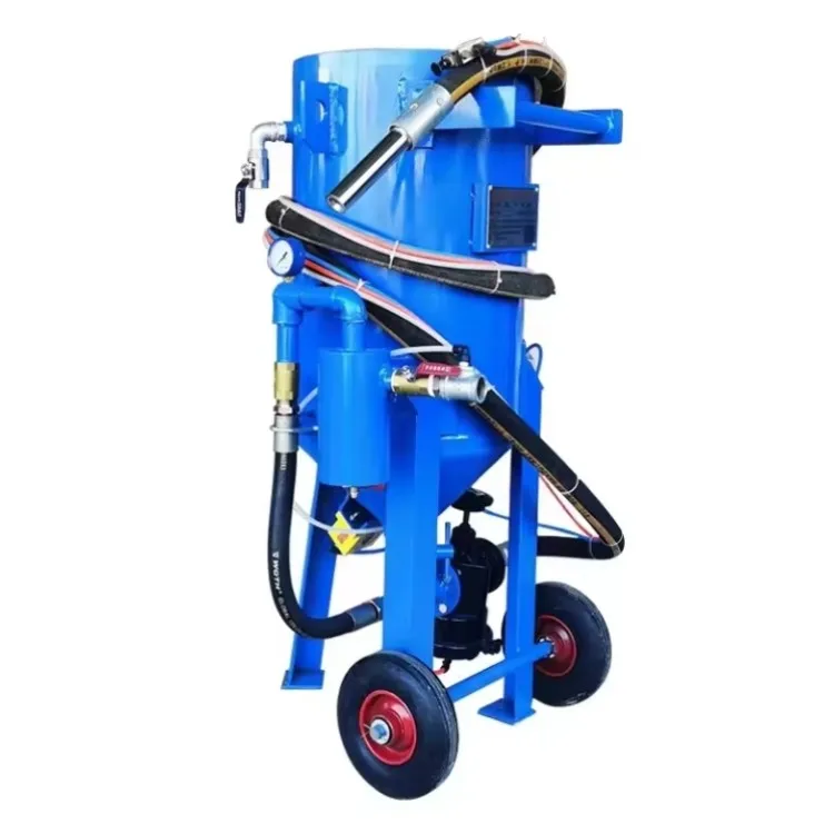 Time Saving Stainless Steel Wet Dustless Sandblaster Sand Blasting Equipment Sandblasting Machine