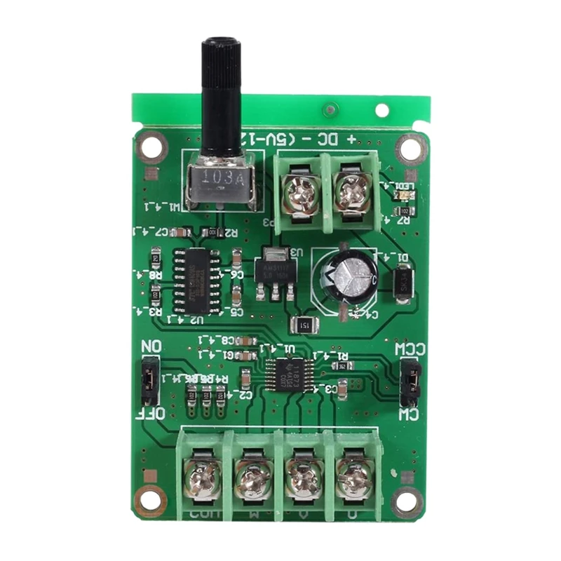 9V-12V DC Brushless Motor Driver Board Is Suitable For Hard Disks, Optical Drives, 3/4-Wire Hallless Brushless Motors