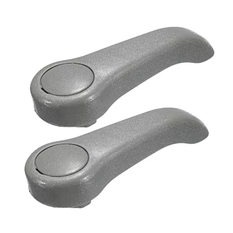 1 Pair Grey Seat Recliner Adjustment Lever Pull Handle For Renault Clio MK2 Twingo MK1 1998-2007 7701470827