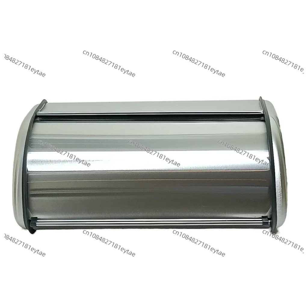 Galvanized Iron Bread Box with Bamboo Lid Kitchen Airtight Storage Container Pest Proof Moisture Proof