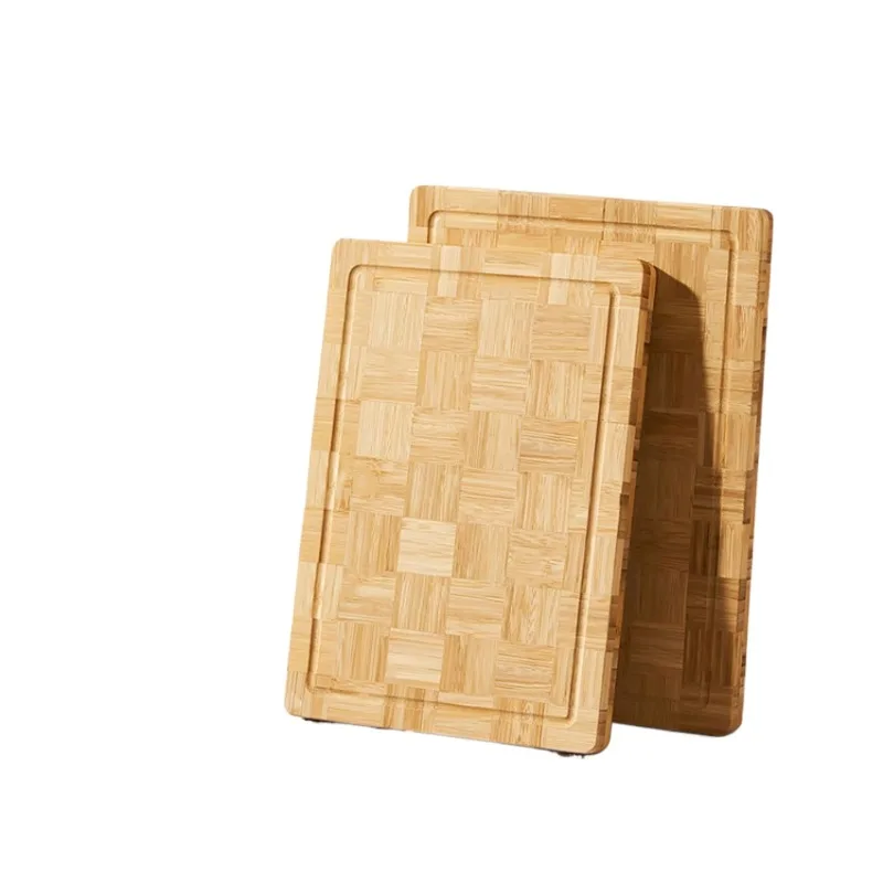 

Chessboard cutting board, thickened bamboo cutting board mildew-proof household