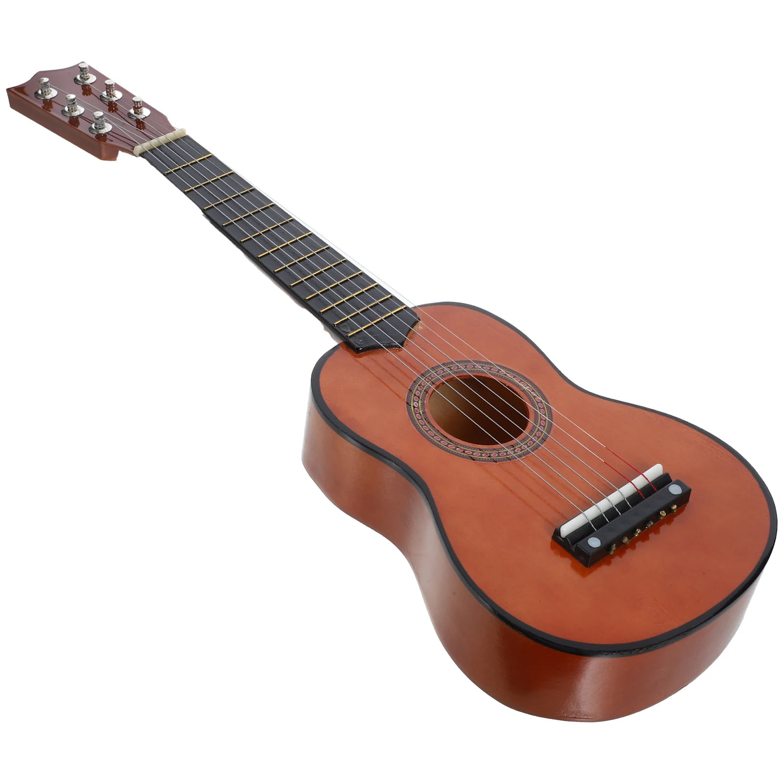 Guitarra para niños, juguete para regalo, Mini juguetes acústicos, instrumento de entrenamiento musical para niños principiantes de madera