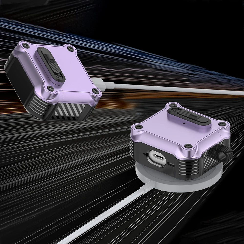 غطاء قفل أمان أوتوماتيكي لأجهزة AirPods Pro 2 4 4th ANC حافظة مضادة للصدمات لسماعات AirPods 4 3 2 1 Pro2 2023 Funda