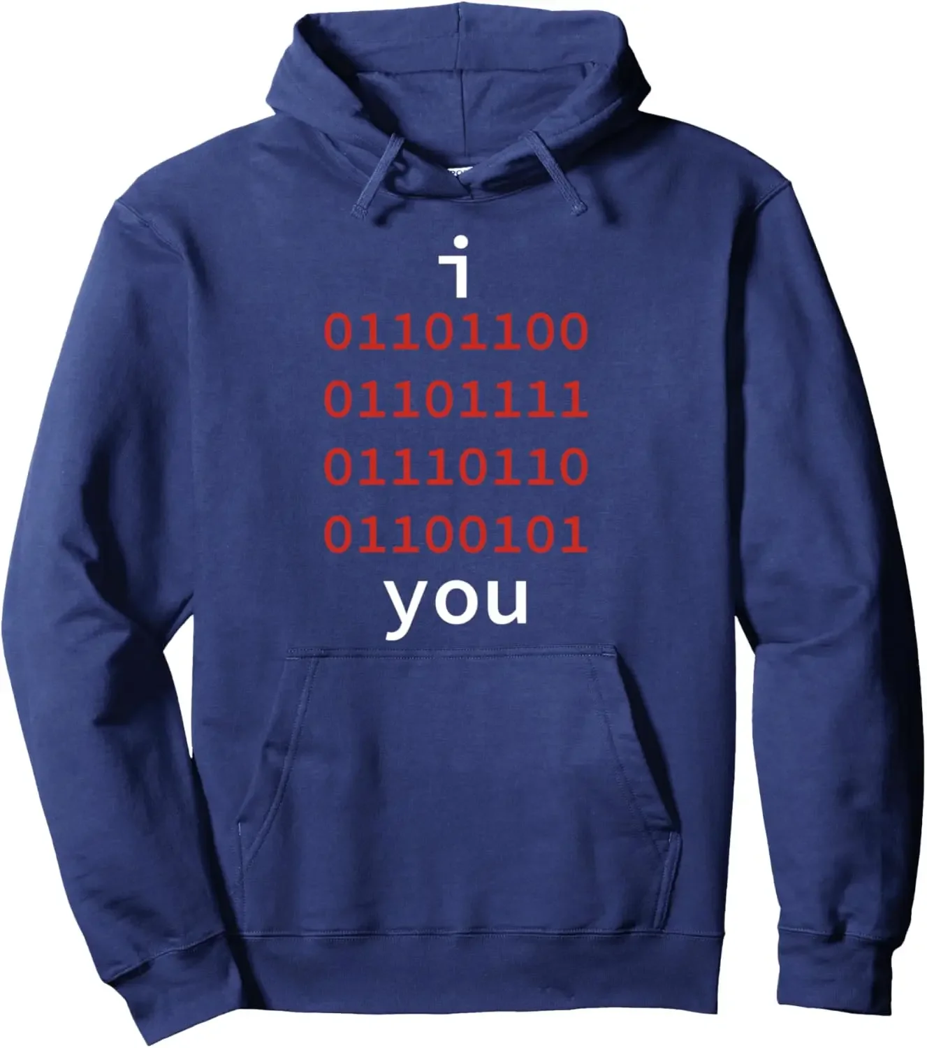 I Love You Programmer Valentines Day Funny Code Humor Pullover Hoodie Print Original Design Gifts Hoodie Women Men Clothing