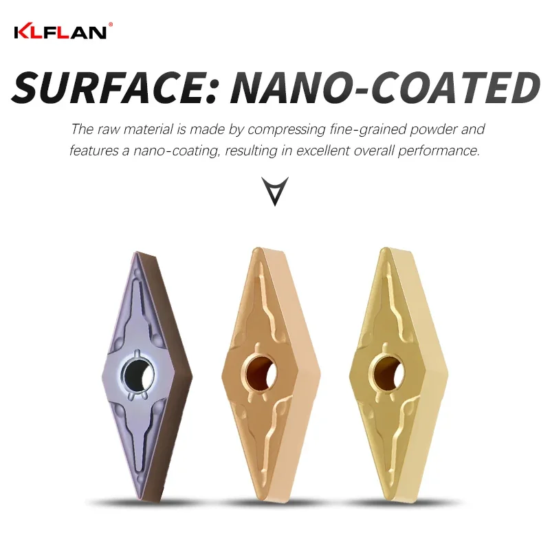 External Turning Lathe Insert For Machining Stainless Steel And Steel VNMG160404-MA VNMG160408-MA VNMG160404-MS VNMG160408-MS