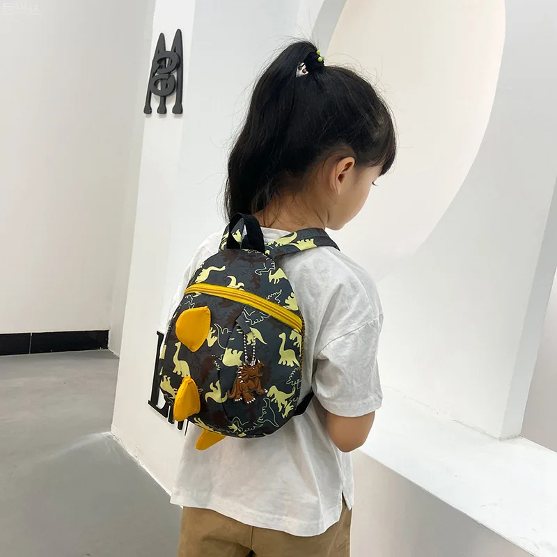 Cute Dinosaur Kids Chest Bags Cartoon Childlren Crossbody Bags Boys Girls High Capacity Handbags Coin Purse Wallet Baby Backpack