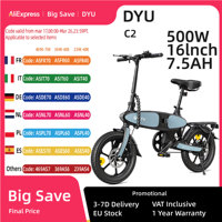 E-Bike DYU C2 350W Motor 36V15AH Removable Battery Electric Bike 16 Inch Tire Fashion Version City Adult Electric Bicycle