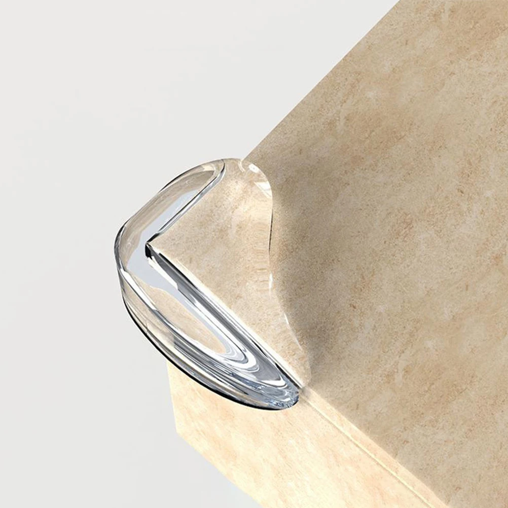 

10pcs Corner Protectors Baby Safe Bumper Guards Clear Durable PVC Table Cabinet Edge Furniture Protector Kids Elder Decor Home