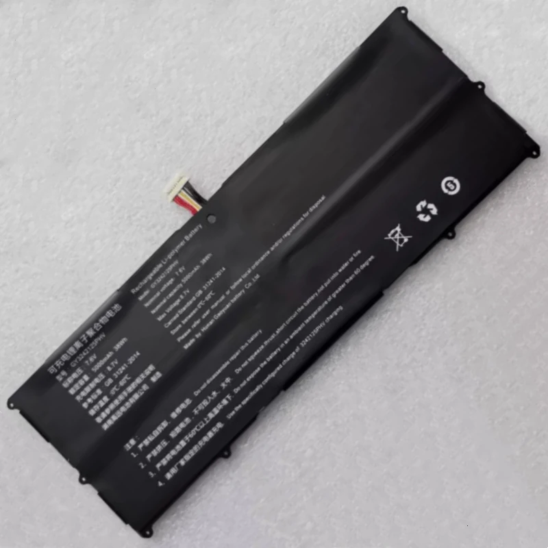 Imagem -05 - Bateria de Substituição do Portátil para Maibenben Jinmai Notebook Novo 6a 6pro 7.6v 5000mah 38wh Gy3242125phv Aec32421252s2p 13.3in