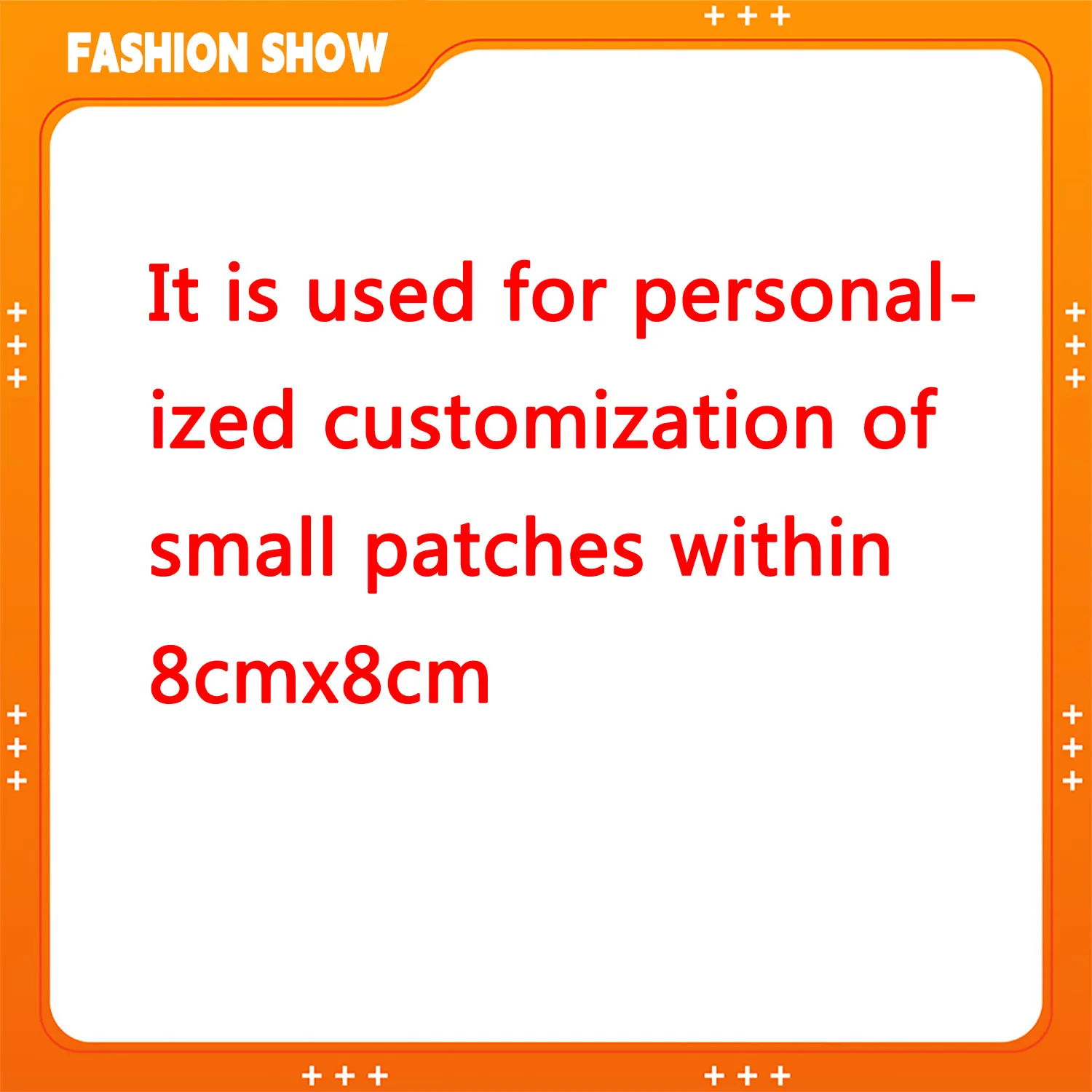 

Sequin Embroidery Patches Are Only Available for Small Patches Within the Size of 8Cmx8Cm. Personalized Customization Does Not Support Returns