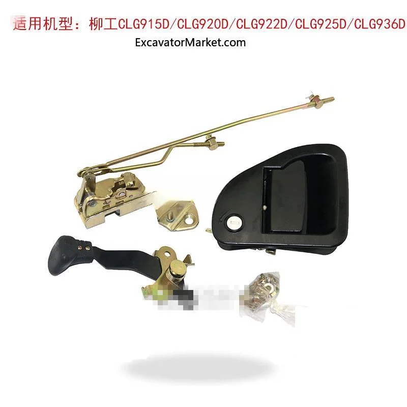 High Quality For Liugong CLG 915D/920D/922D/925D/936D cab door lock assembly high quality excavator accessories