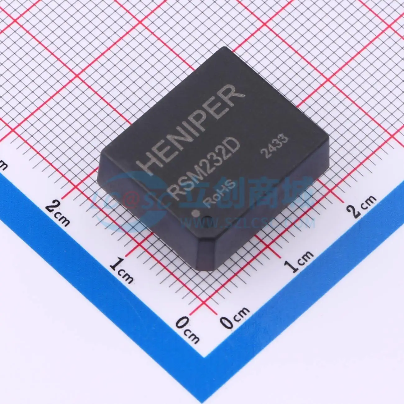2pcs RSM232D 19.5x16.5mm DC/DC RS232 Serial Communication Converter Module