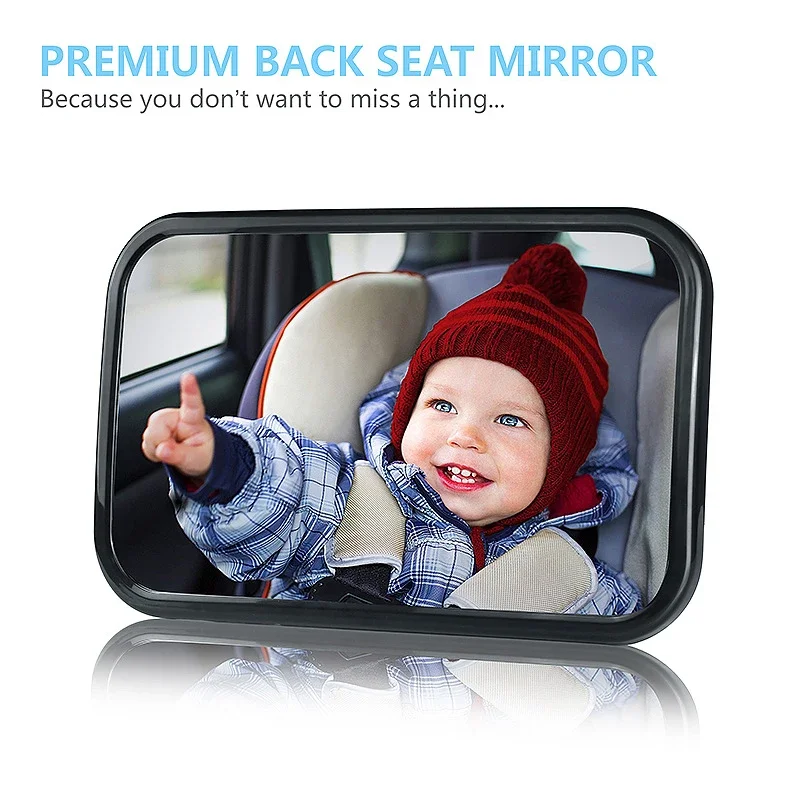 Adjustable Wide Car Rear Seat View Mirror Baby/Child Seat Car Safety Mirror Monitor Headrest High Quality Car Interior Styling