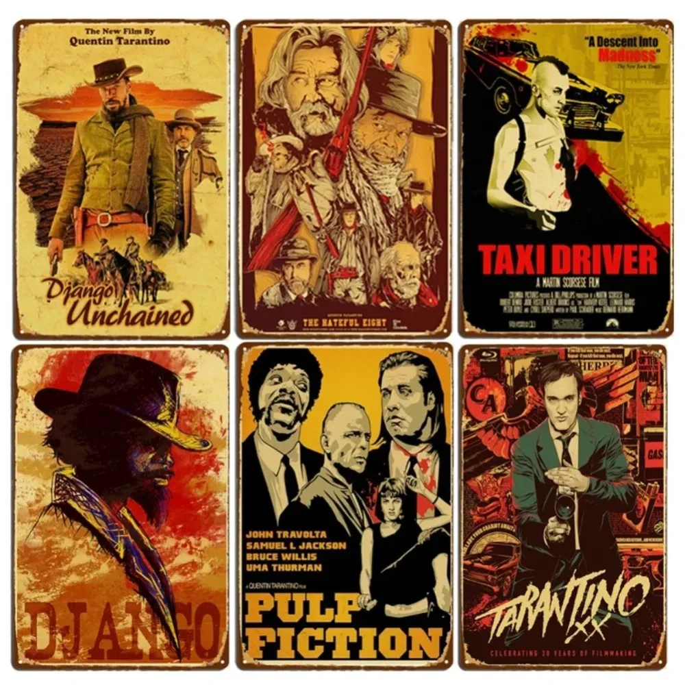 quentin-tarantino-filme-anime-poster-vintage-metal-tin-sign-decoracao-de-parede