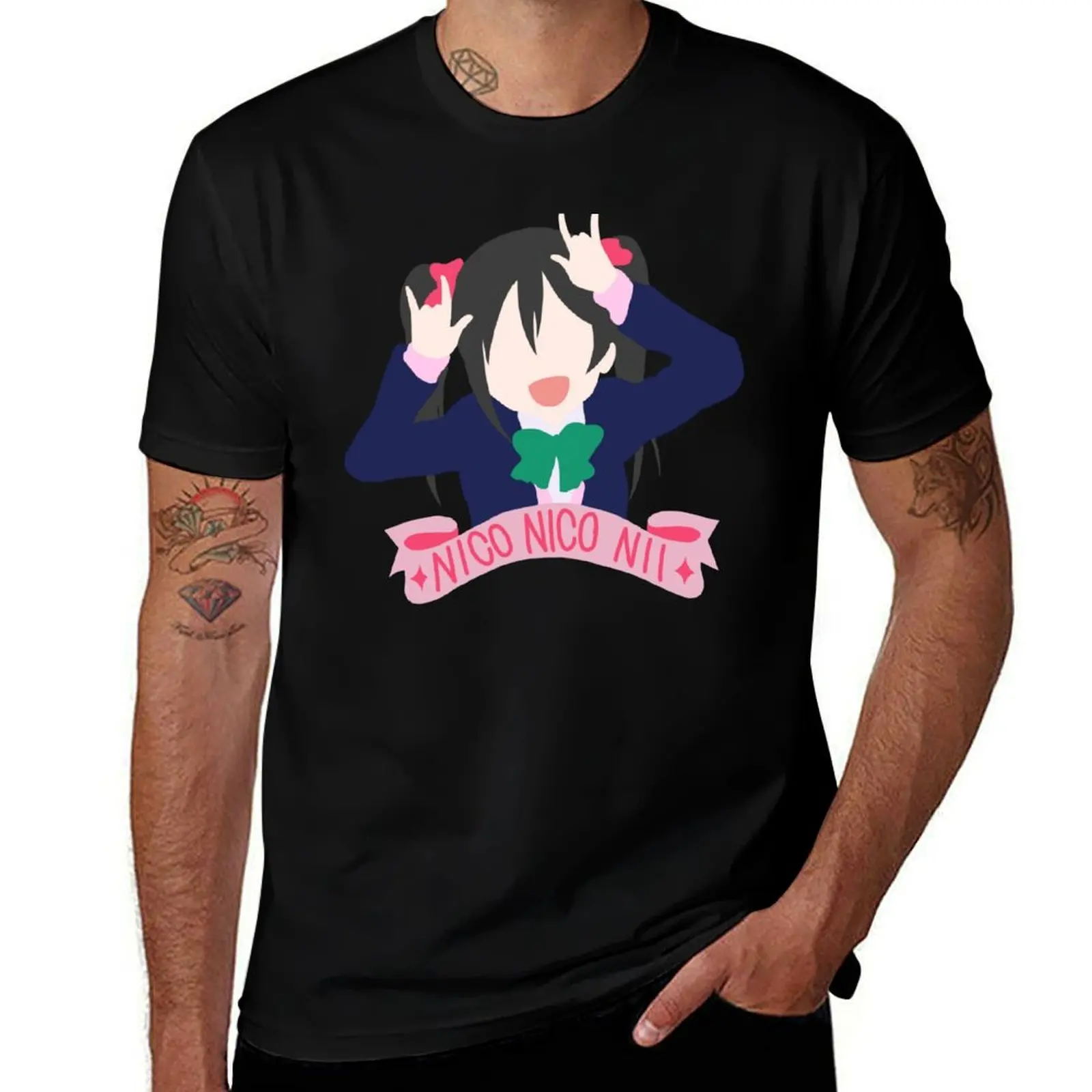 Nico Nico Nii T-Shirt Daily Wear Print T-Shirt