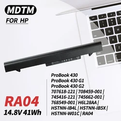 RA04 708459-001 Battery for HP ProBook 430 G1 G2 Series 707618/745416-121 745662-001 768549-001 HSTNN-IB4L HSTNN-IB5X HSTNN-W01C