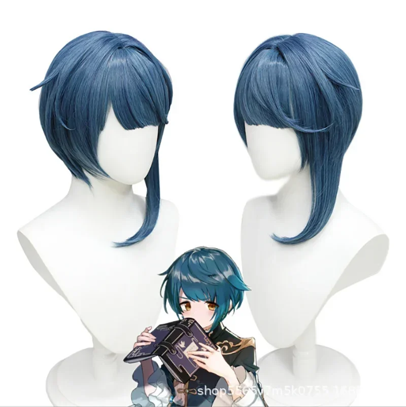 أزياء كوسبلاي جينشين إمباكت شينغ كيو التأثيرية شينغ تشيو زي رائع للهالوين زي جينشين التأثيري الباروكات زي كامل