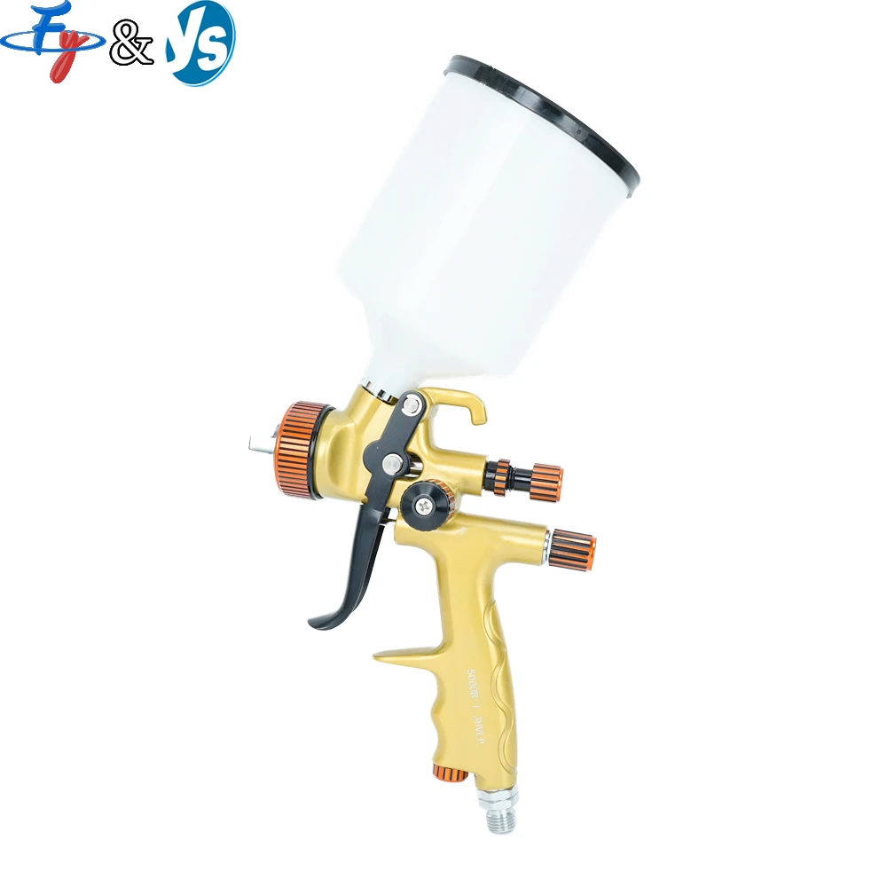 Professional 5000B HVLP Spray Gun Automotive Paint Sprayer Gravity Feed Airbrush for Car Primer Topcoat Furniture Painting 1.3mm