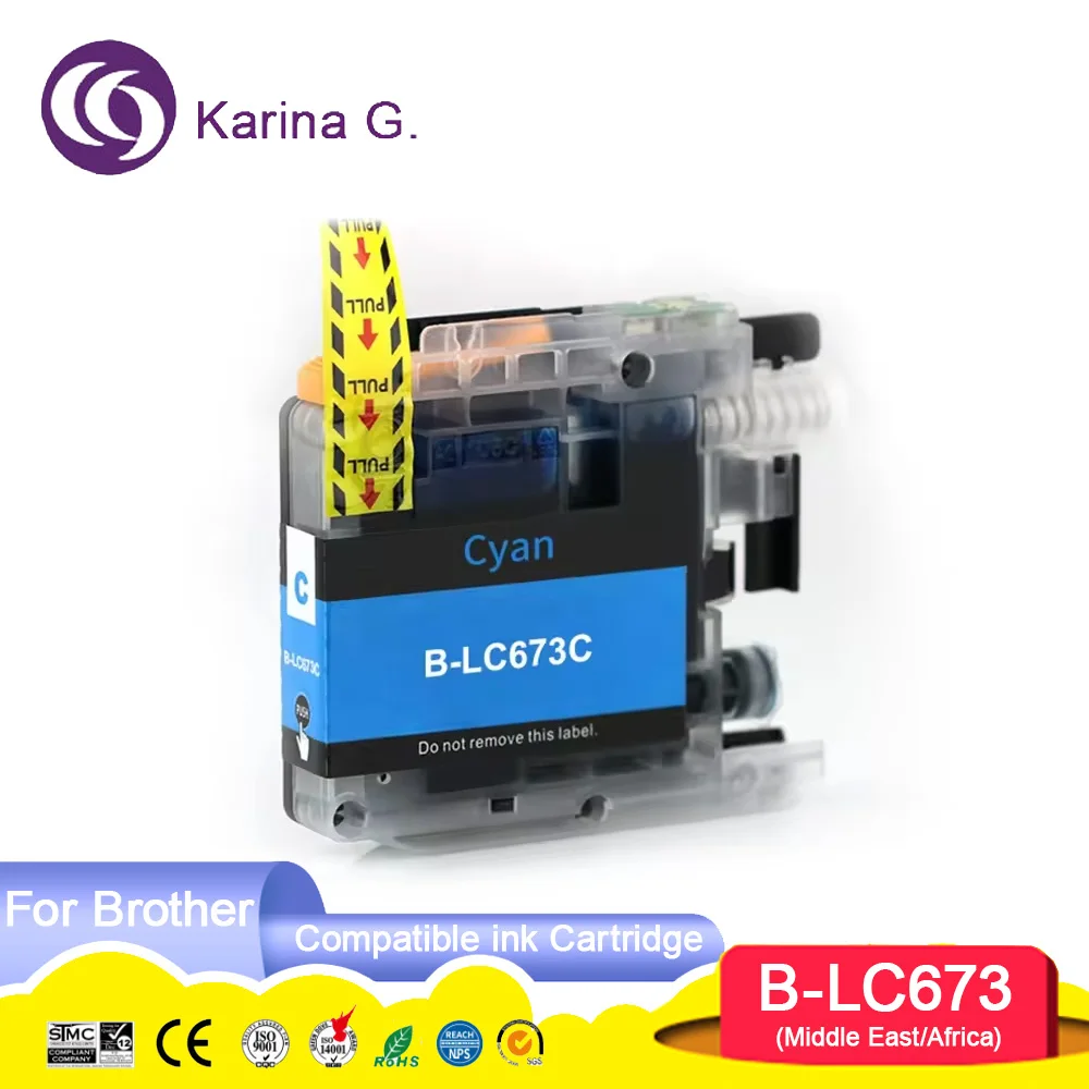 LC673 Compatibele kleureninktcartridge LC673 voor Brother MFC-J2320 MFC-J2720 printer