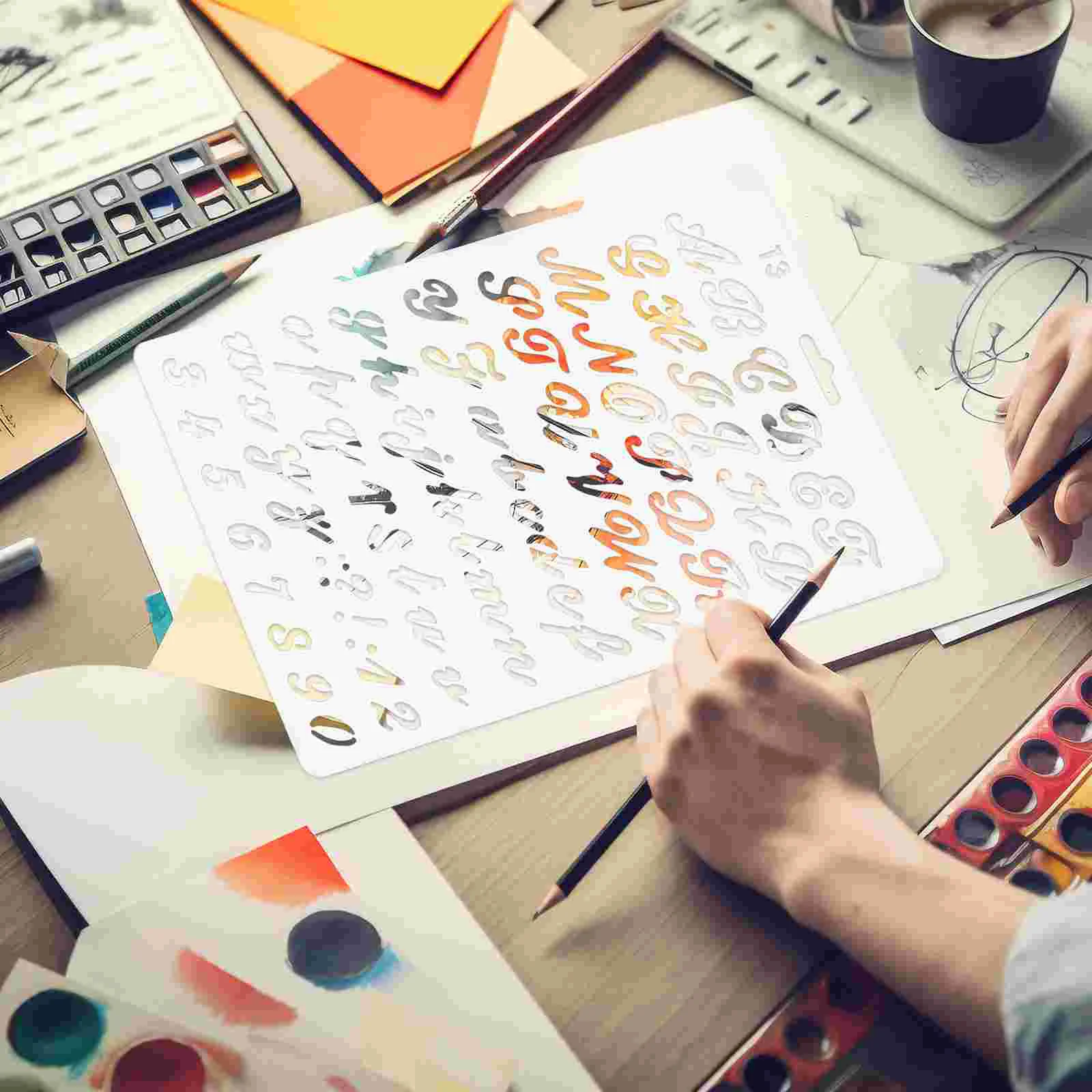 3 шт. трафареты для рисования стен на холсте