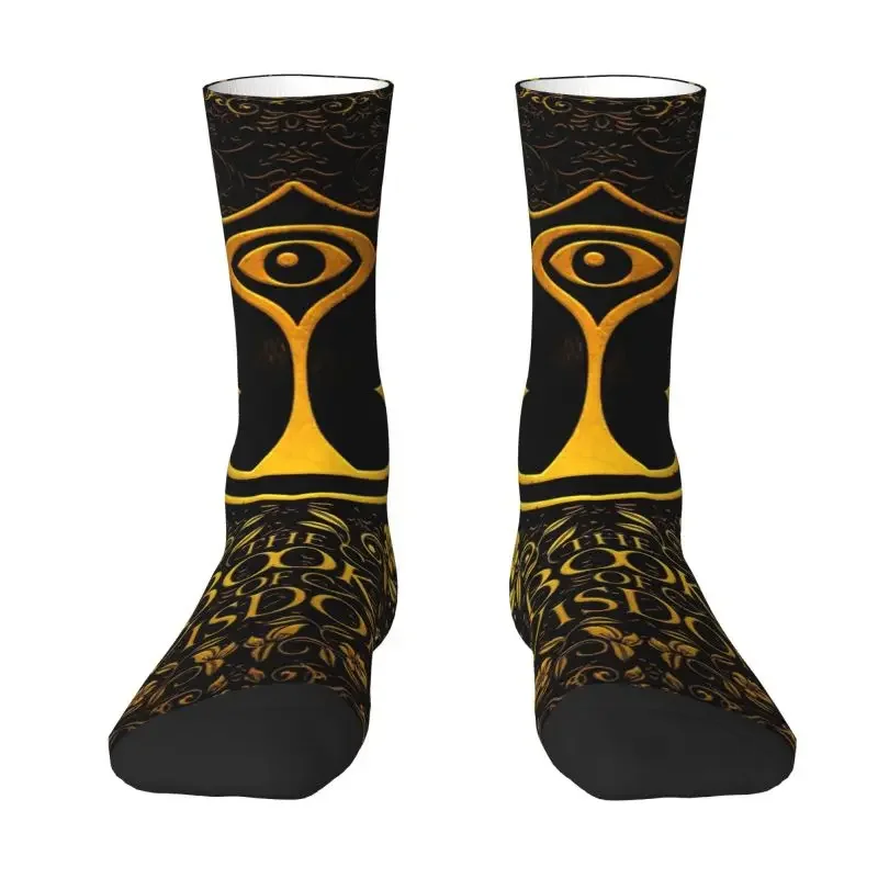 Novelty Men's Dress Socks Unisex Breathbale Warm 3D Printed Belgian Electronic Dance Music Festival Crew Socks