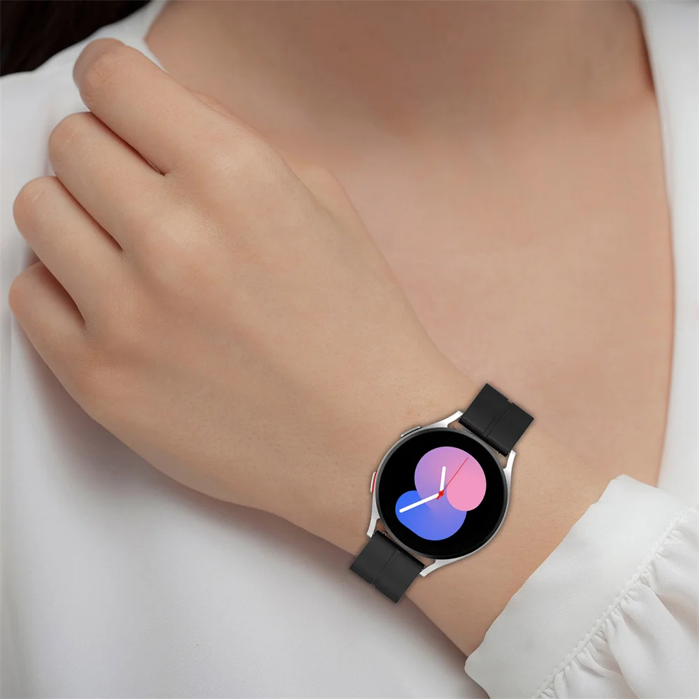 20 مللي متر حزام ساعة سيليكون حزام ساعة أجزاء استبدال ساعة اكسسوارات لسامسونج ساعة/مي ساعة/غارمين