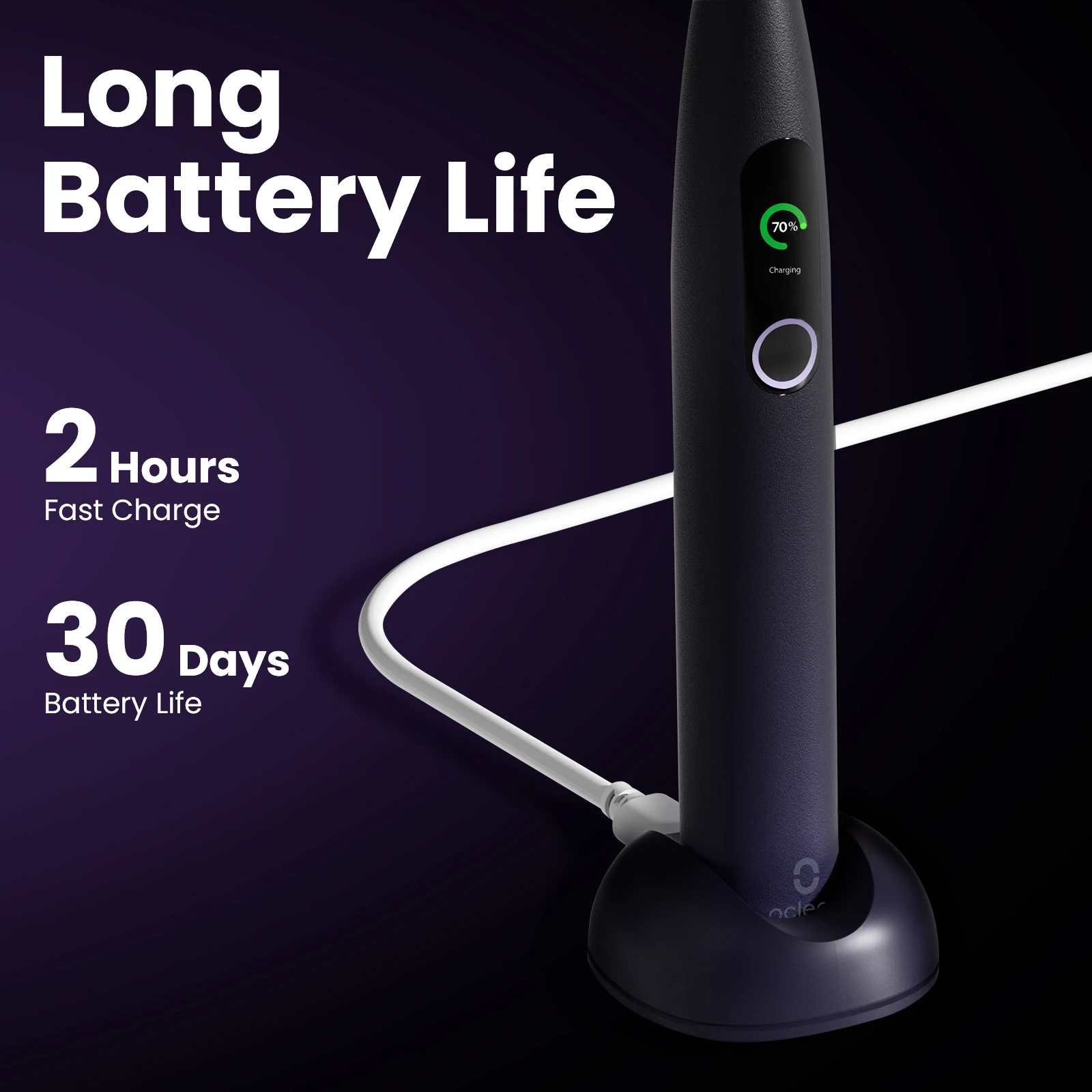 Oclean X Pro Smart Sonic spazzolino elettrico Display a colori IPX7 spazzolino per sbiancare i denti APP automatica ricaricabile