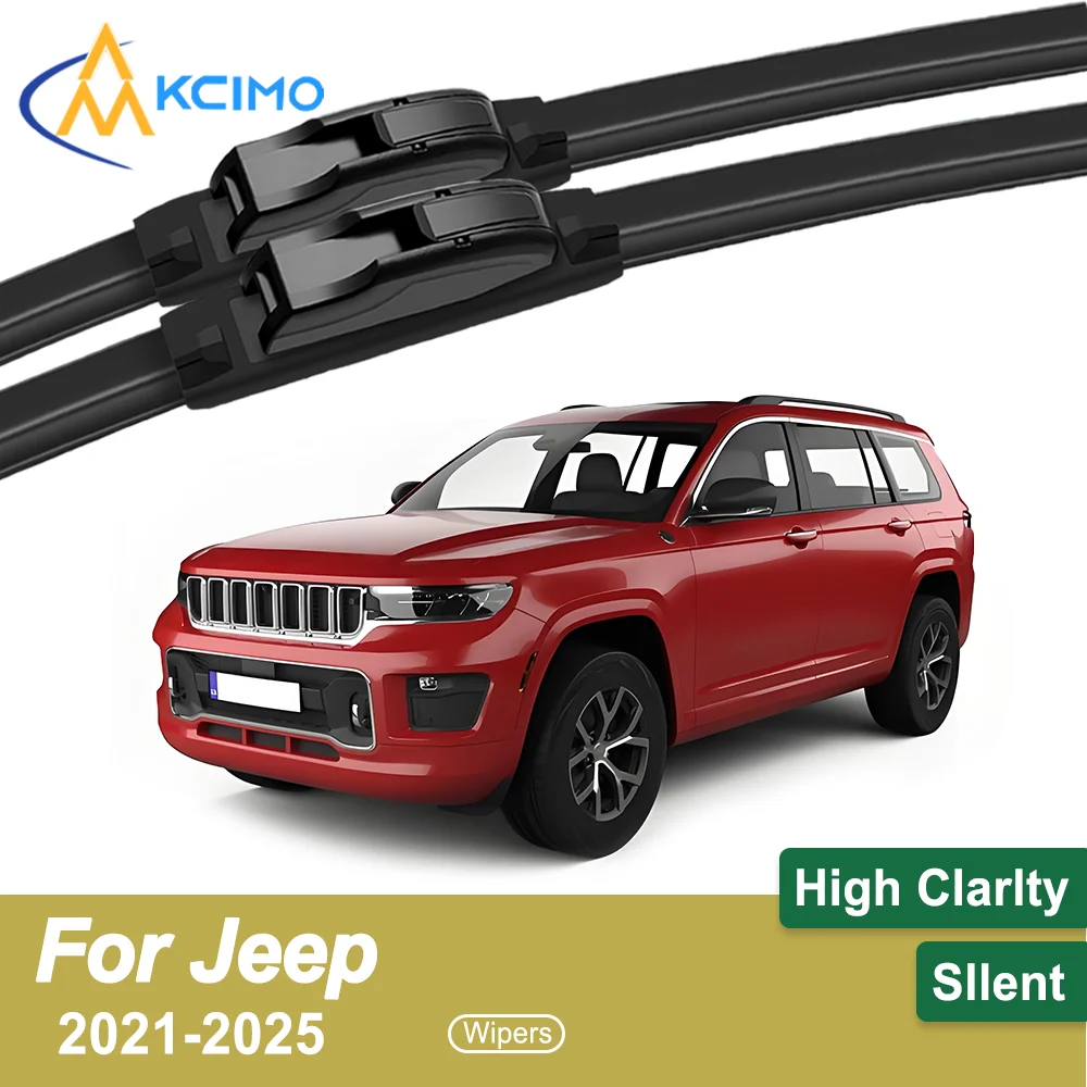 

2-Pack Superior Wiper Blades for Jeep Grand Cherokee 2021-2025 All-Season Durable Quiet Wiping Uninterrupted Visibility