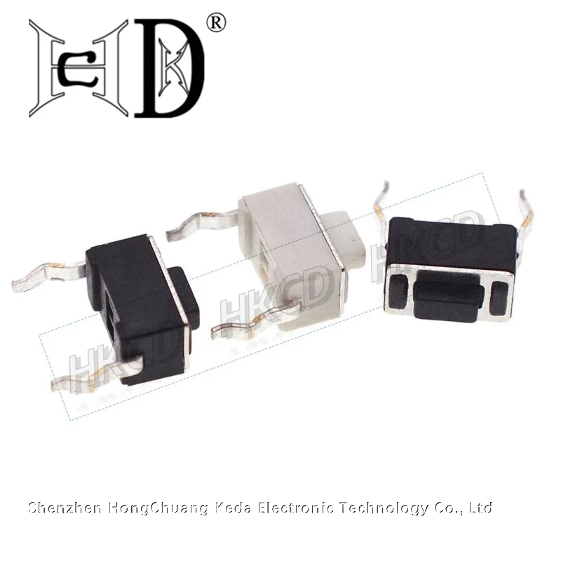 20Pcs Panel PCB Momentary Tactile Tact Push Button Micro Switch 2 Pin DIP Light Touch 3*6*4.3 mm/3*6*5mm Keyboard