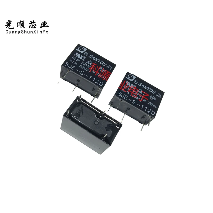 SJE-S-112D 12VDC 5Pin  5A