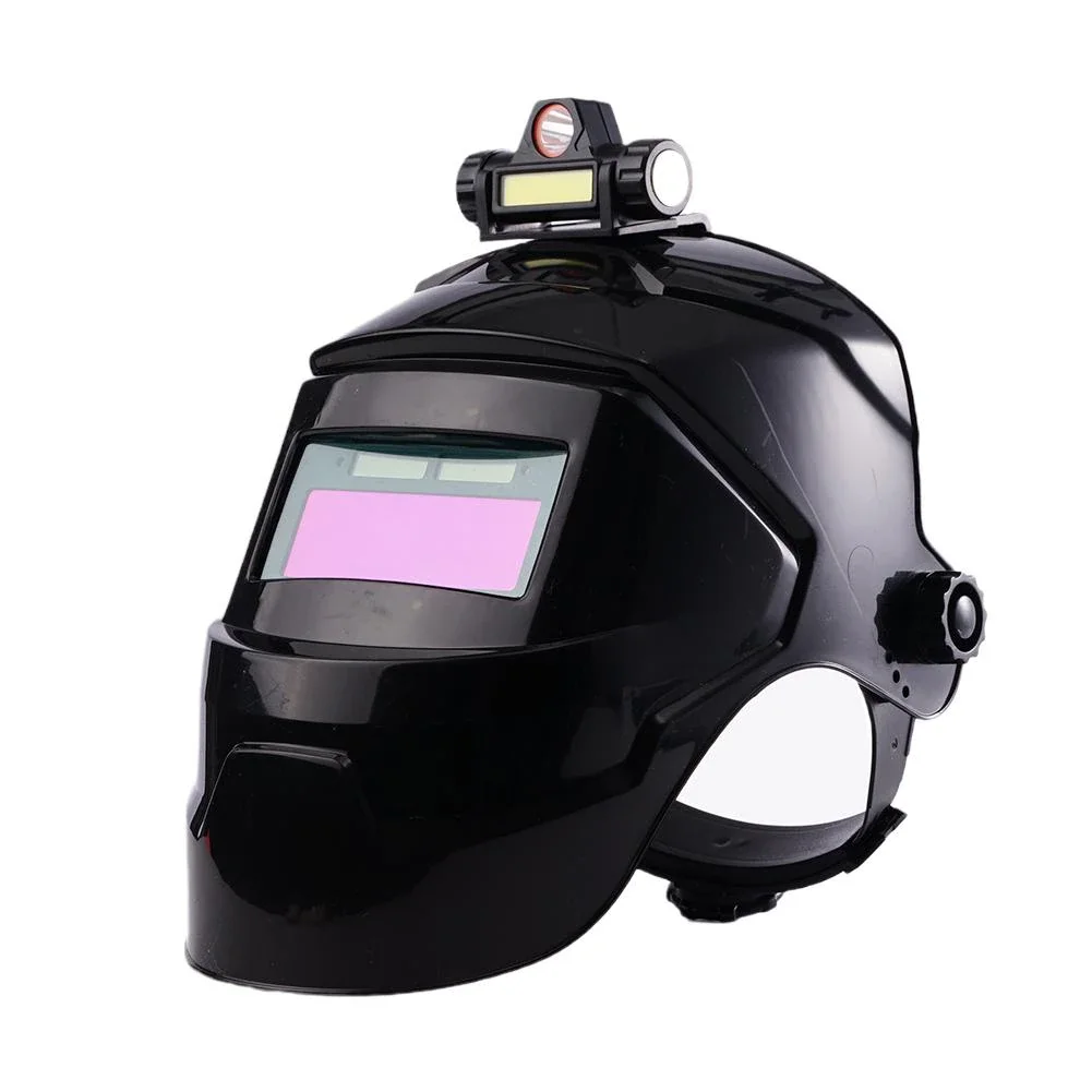 

Automatic Dimming Electric Welding Mask For Arc Weld Grind Cut Process Welding Helmet Welder Mask With Rechargeable Headlight