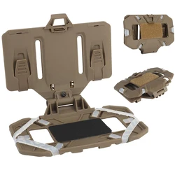 Tactische MOLLE Opvouwbare Navigatie Board CS Airsoft Map Case Admin Panel Mobiele Telefoon Houder voor Schermgrootte 4.7-6.7in
